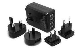 Mozbit 4.5A 4-Port USB Travel Wall Charger