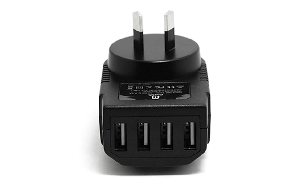 USB Wall Charger - 4 Charging ports - 3.4A Output